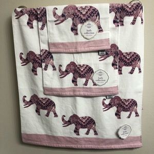 Serendipity Elephant Towel Set (3 Piece)